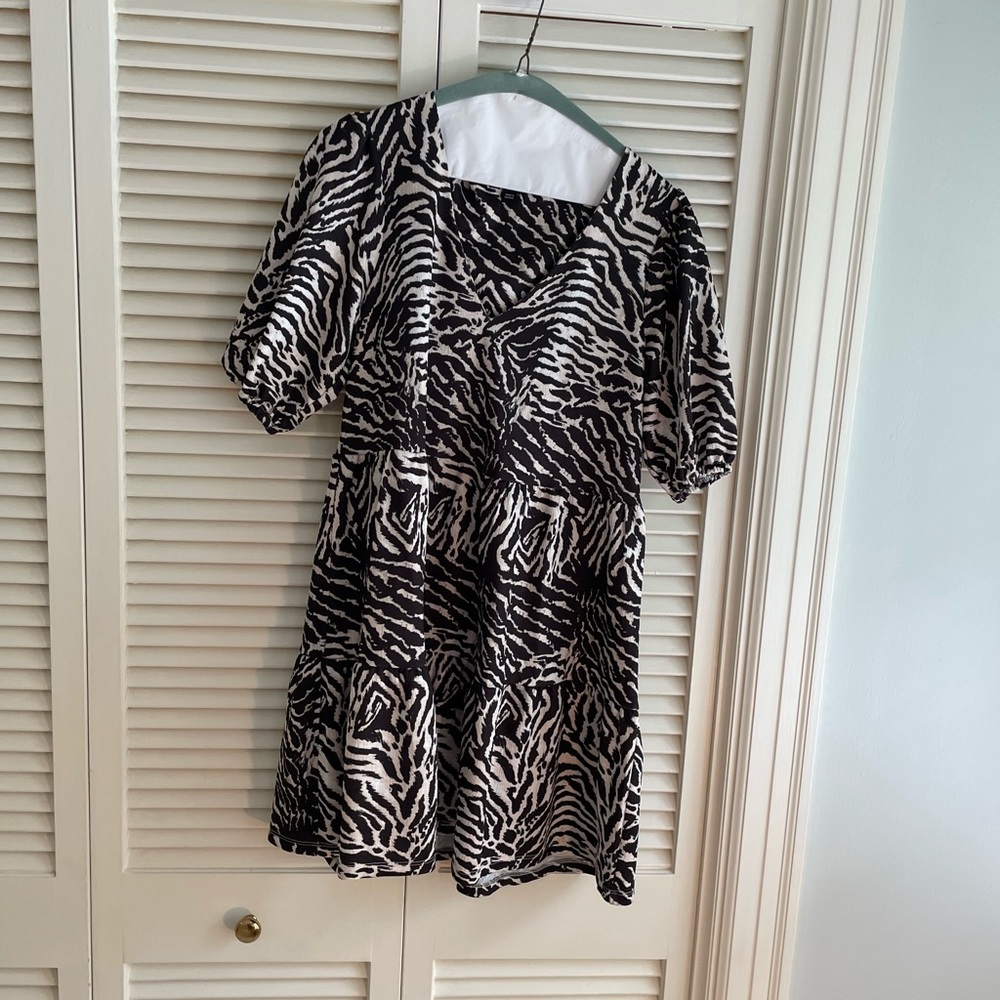 Zebra Print River Island Dress